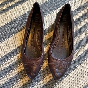 Frye leather flats